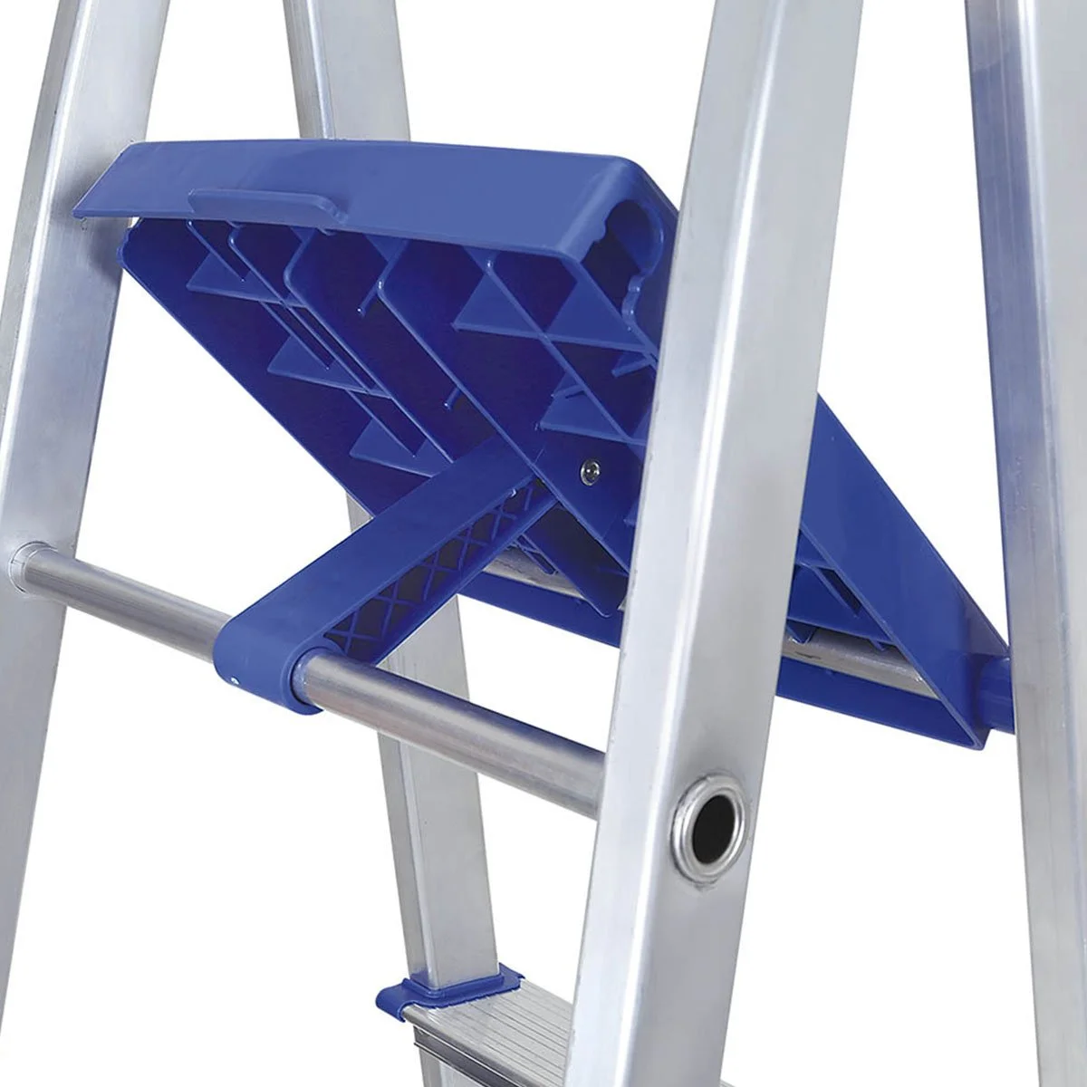 Escalera banqueta de aluminio 3 escalones Mor MOR 005107