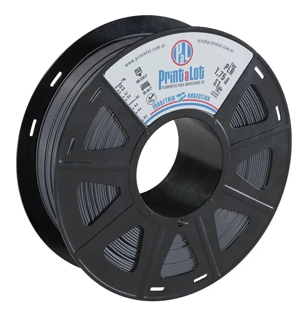 GRIS PLA PrintaLot x1KG Filamento 3D DIAMETRO 1,75mm