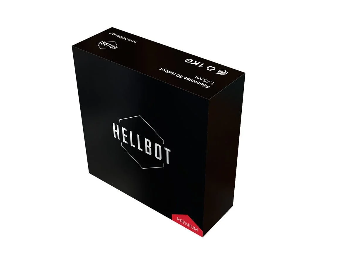 AMARILLO SIN CARRETEL Filamento Hellbot PLA HELLBOT Filamento 3D 1,75mm x 1KG ECOFILA 3650